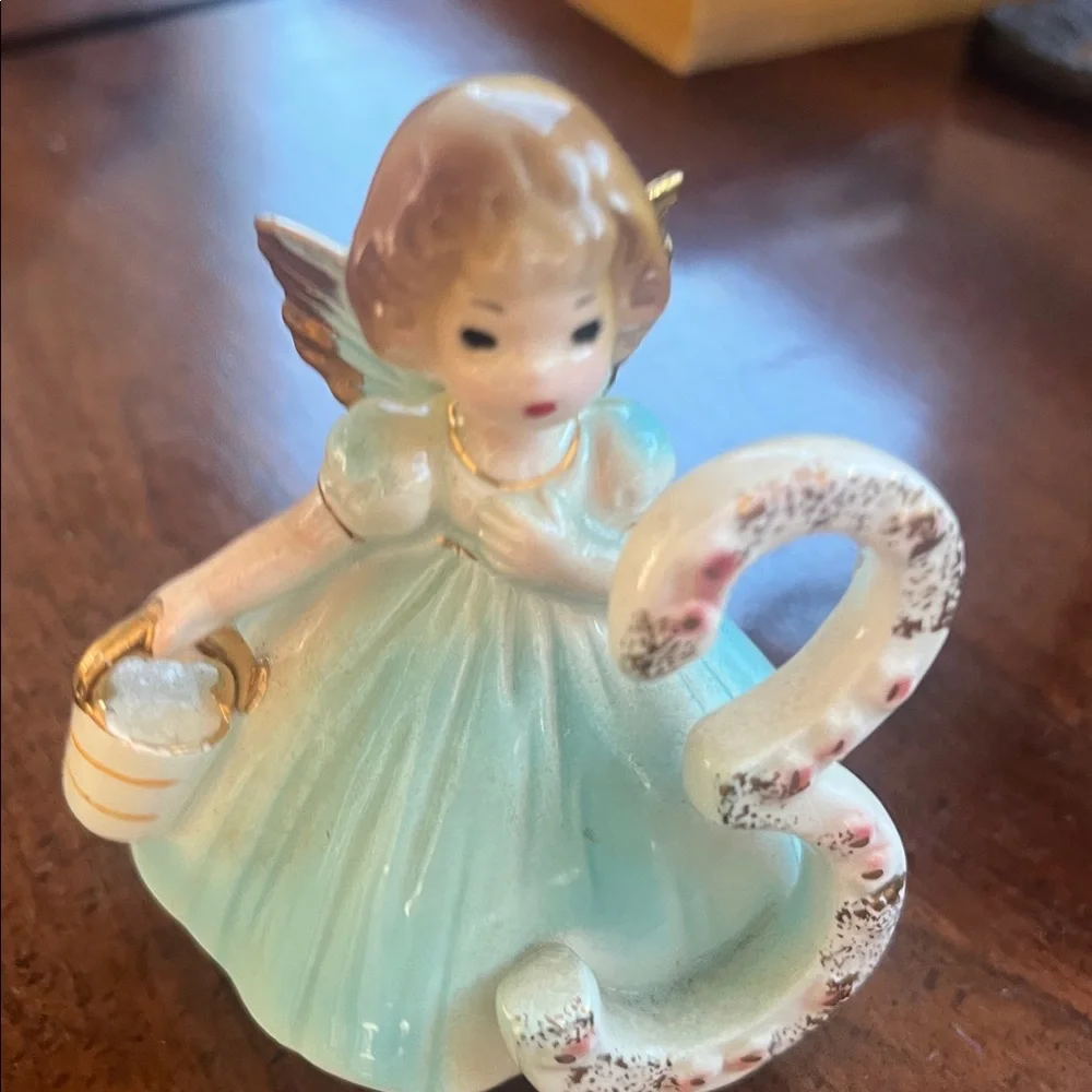 Josef Originals Vintage #3 Birthday Angel Girl Porcelain Figurine